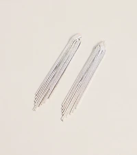 Dress It Up Fringe Chain Earrings