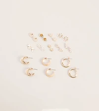Pick Your Pair Stud And Hoop Earrings Set