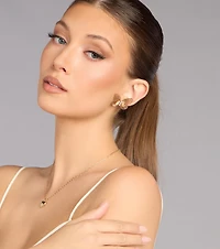 Sweet Garden Three-Piece Earrings Set