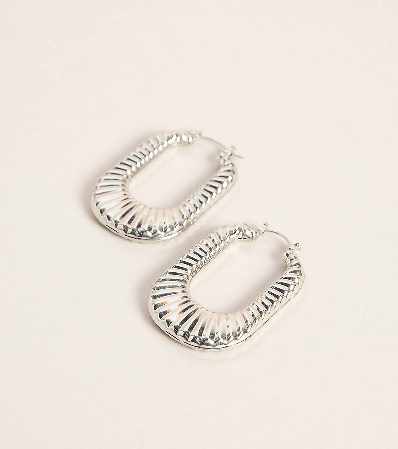 Off Script Oval Earrings