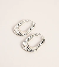 Off Script Oval Earrings
