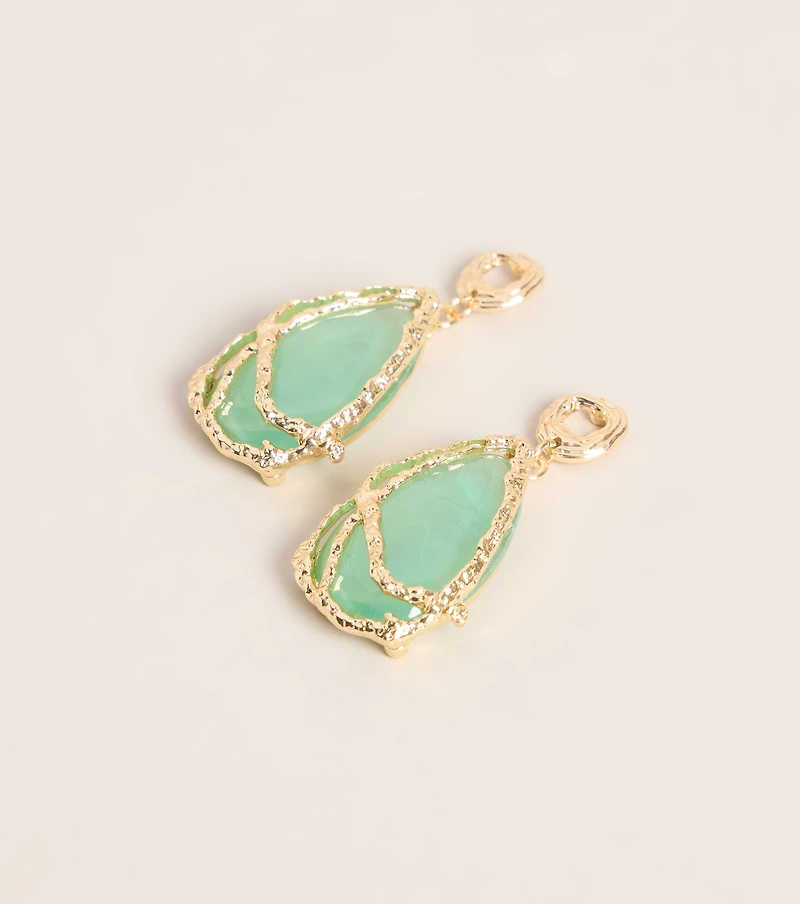 Dinner Plans Stone Earrings