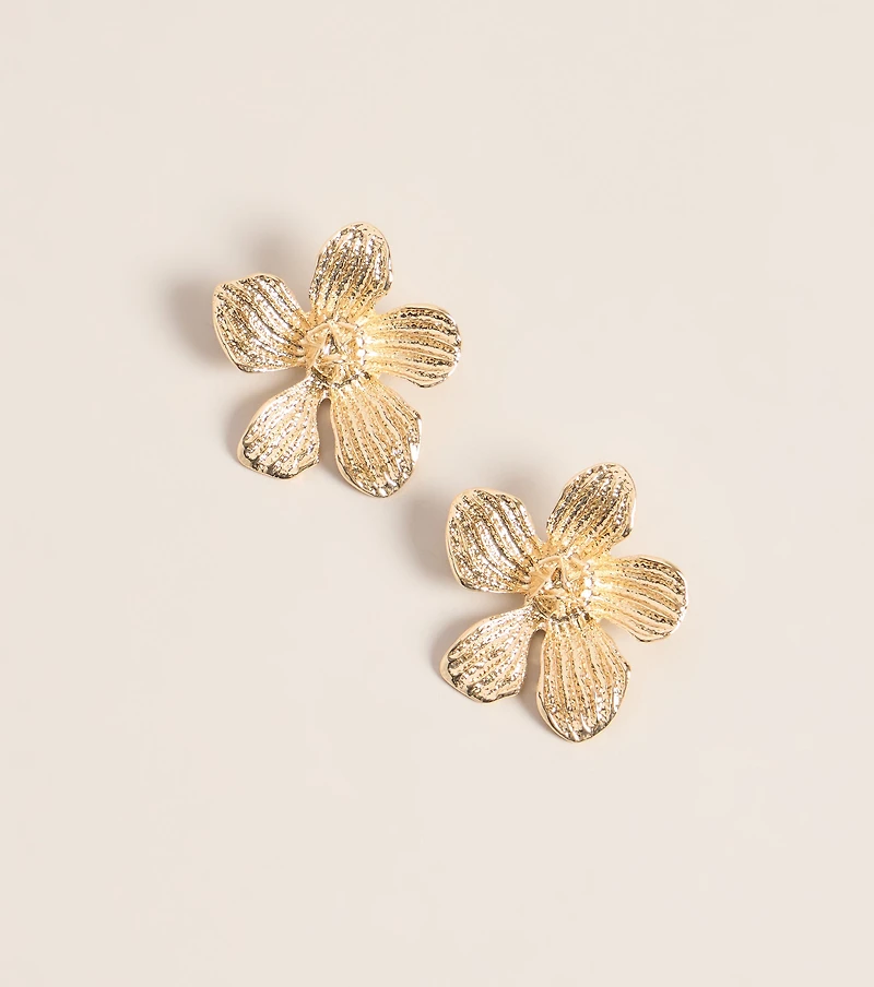 Statement Bloom Flower Stud Earrings