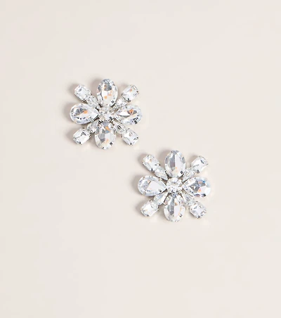 First Dance Rhinestone Flower Earrings