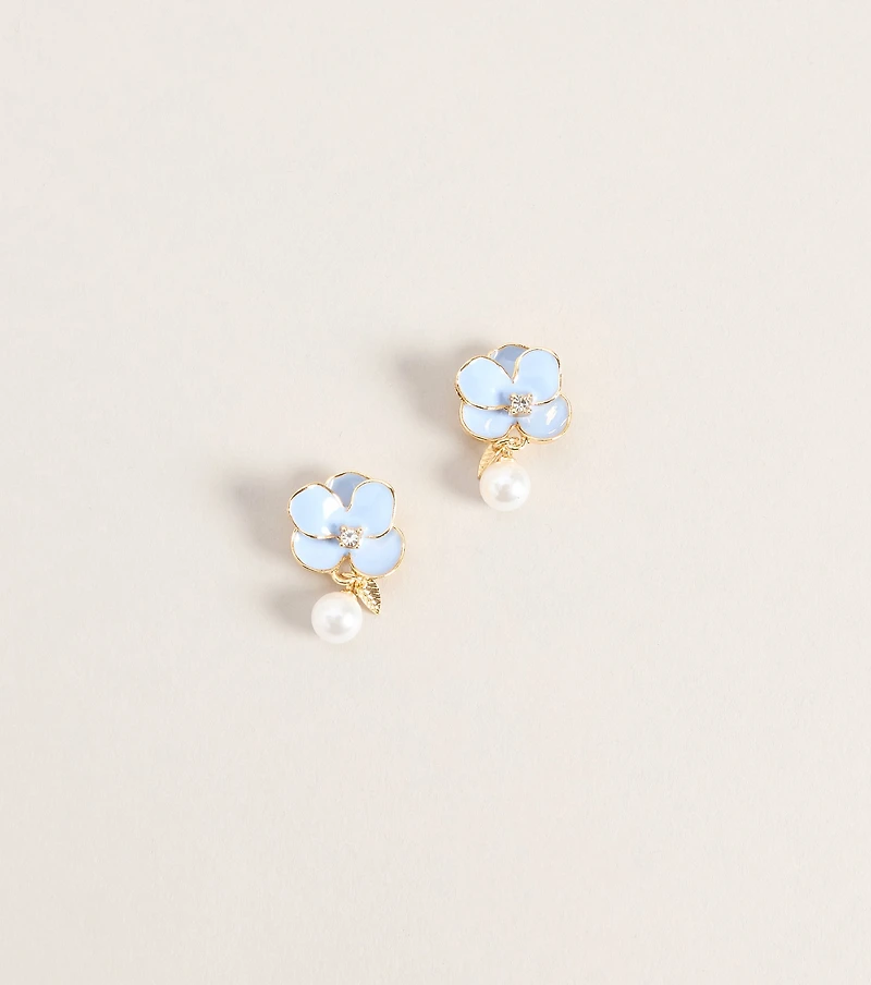 Petal Please Flower Drop Earrings