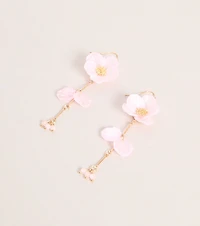 Bloom Drop Floral Linear Earrings