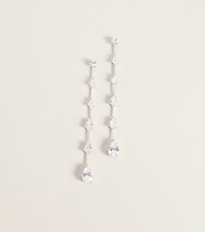 Chasing Sparkle Linear Earrings