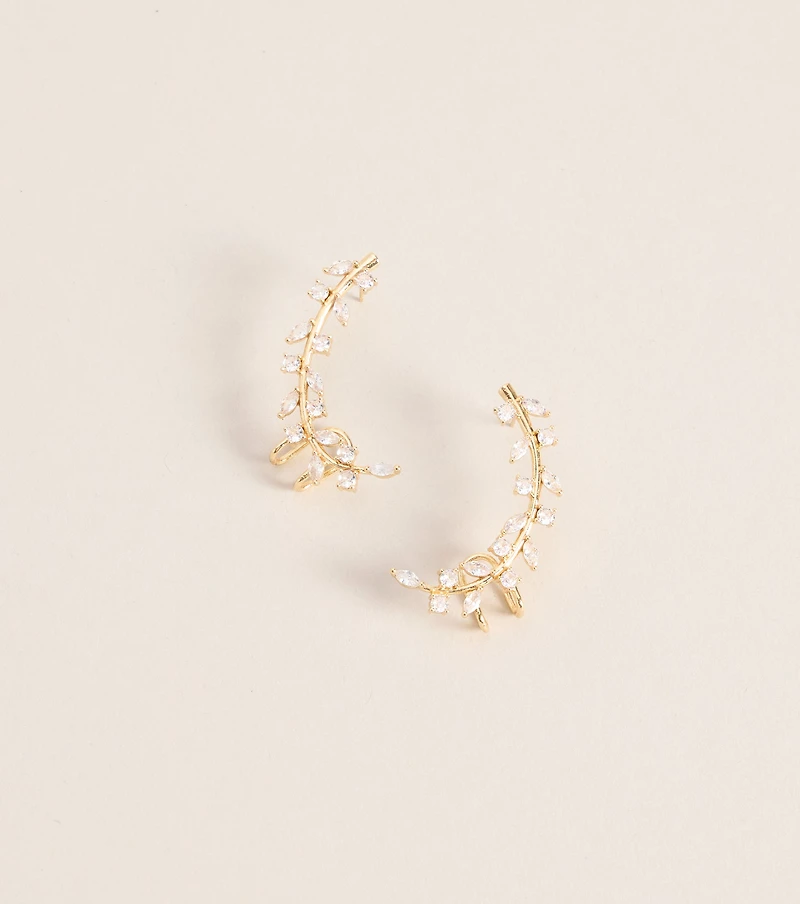 Sparkle Trail Ear Crawler Earrings