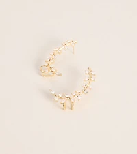 Sparkle Trail Ear Crawler Earrings