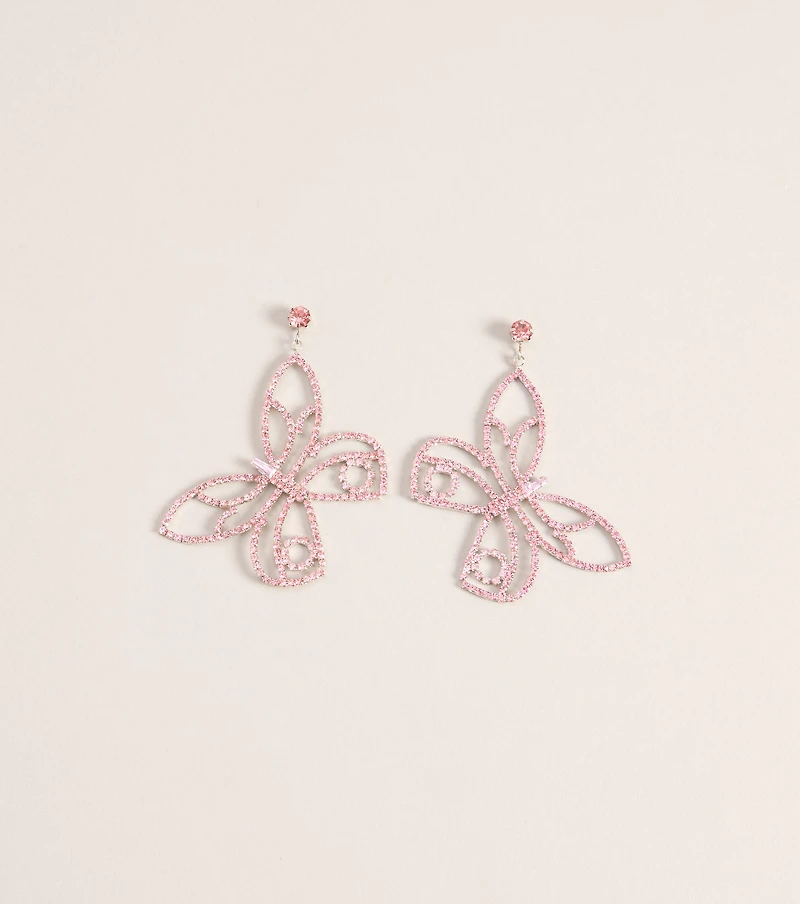 Pocketful Of Sparkle Butterfly Earrings