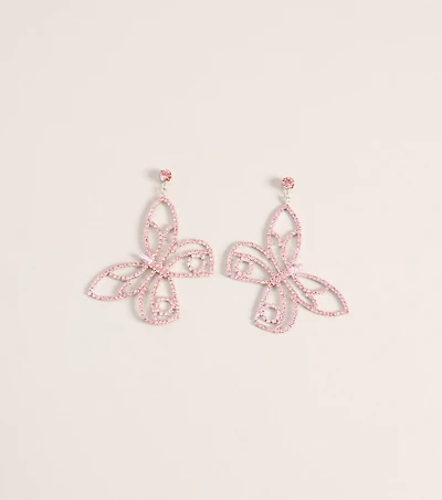 Pocketful Of Sparkle Butterfly Earrings