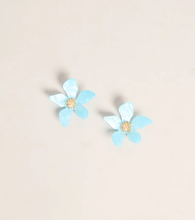 Pretty Pair Flower Stud Earrings