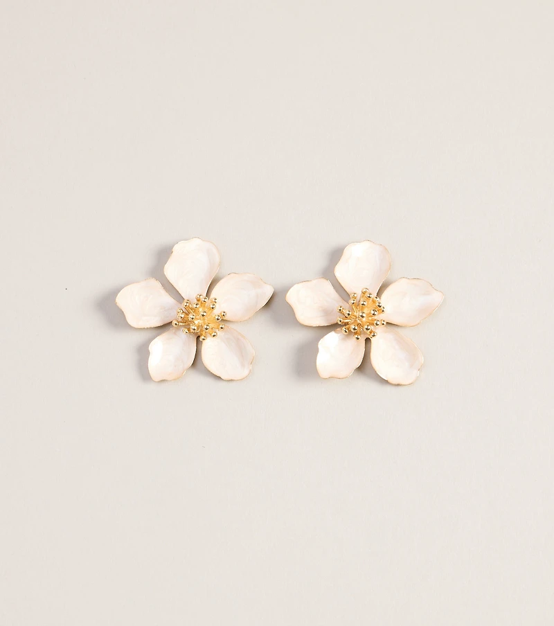 Bloom Babe Floral Stud Earrings