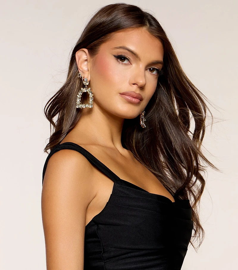 Guest List Rhinestone Earrings