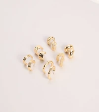 Switch Up The Style Hoop Earrings Set