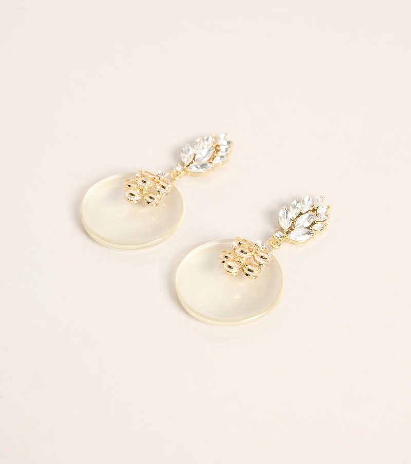 Always Glam Rhinestone Statement Earrings