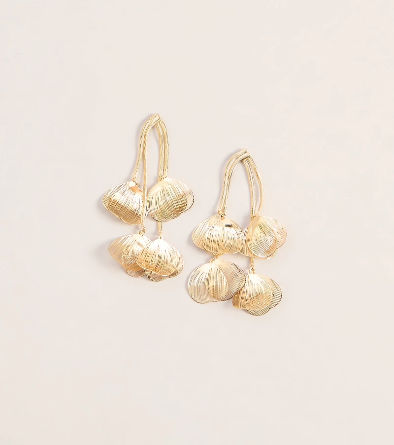 Golden Hour Crush Petal Drop Earrings