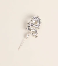 Dragon Detail Sculpted Ear Cuff Earring