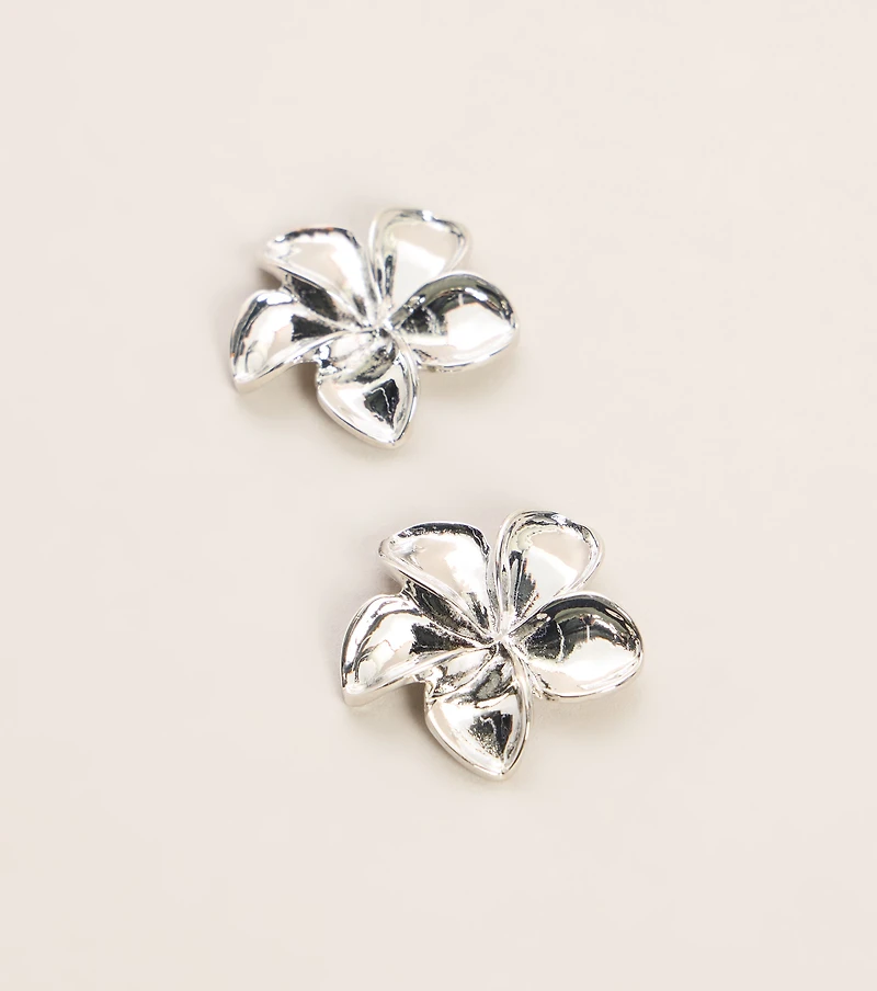 Island Bloom Flower Stud Earrings
