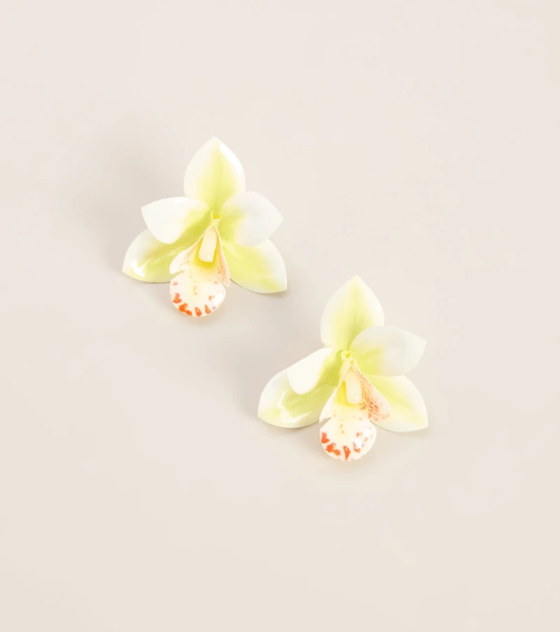 Tropical Soiree Flower Earrings