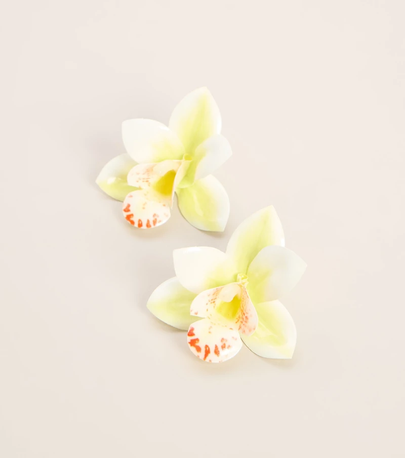 Tropical Soiree Flower Earrings