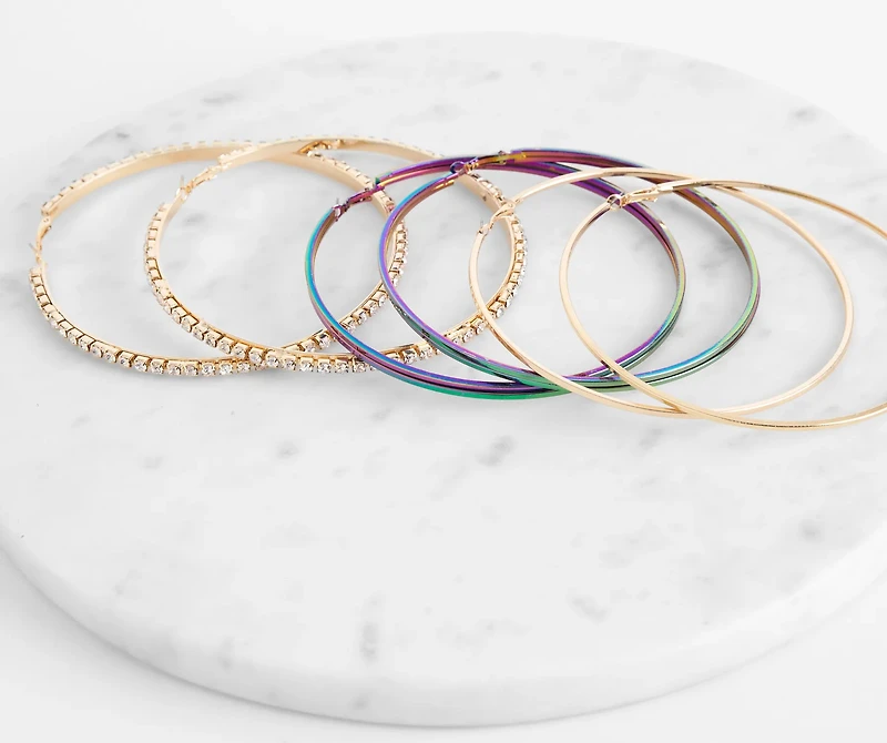 Hey Mama Large Hoop 3 Pack