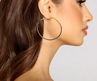 Glamour Diva Large Hoops Three-Pack