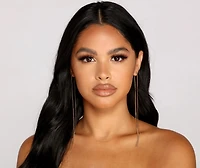 Sleek And Trendy Statement Earrings