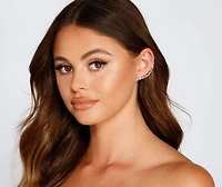Trendy Moment Rhinestone Ear Crawler
