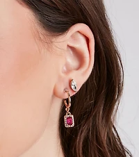 Mesmerizing Beauty Gemstone Earrings Set