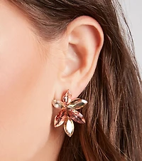 Divine Shine Bejeweled Stud Earrings