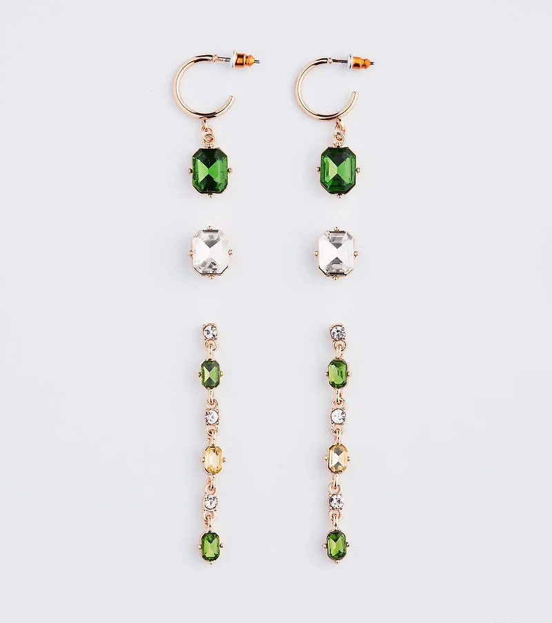 Gorgeous Dainty Gemstone Earrings Set