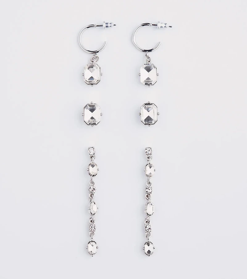 Gorgeous Dainty Gemstone Earrings Set