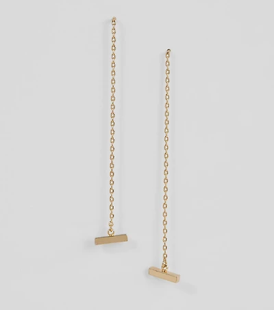 Chic Minimalist 14K Gold Plated Threader Earrings
