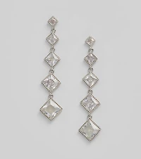 Elegant Era Rhinestone Duster Earrings