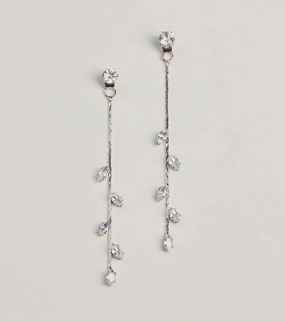 Delicate Bling Rhinestone Stud Earrings