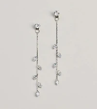Delicate Bling Rhinestone Stud Earrings