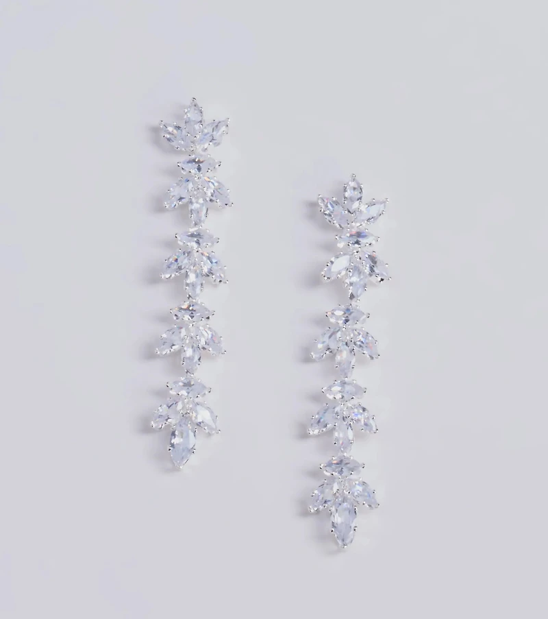Luxe Stunner Crystal Duster Earrings