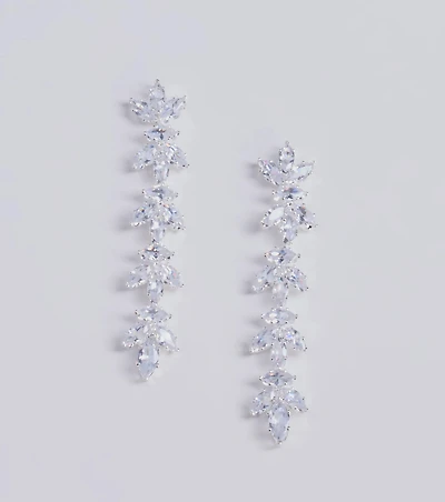 Luxe Stunner Crystal Duster Earrings