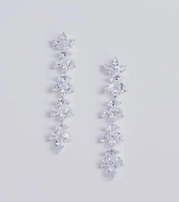 Luxe Stunner Crystal Duster Earrings