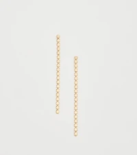 Simple Glam Long Chain Earrings