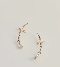 Gorgeous Glam Rhinestone Ear Crawler Set