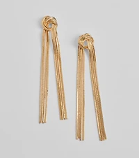 Fab And Fierce Fringe Metal Earrings