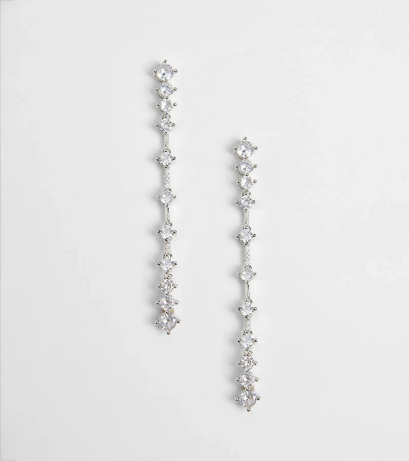 Sophisticated Taste Cubic Zirconia Earrings