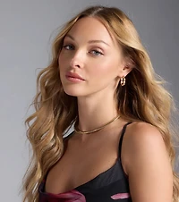 Trendy Mood Three-Pack Hoop Earrings Set