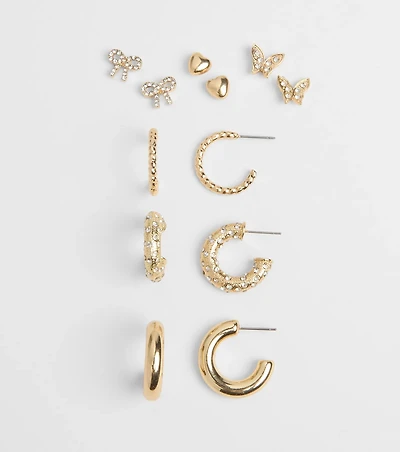Found Me A Stud And Hoops Six Pack Earrings