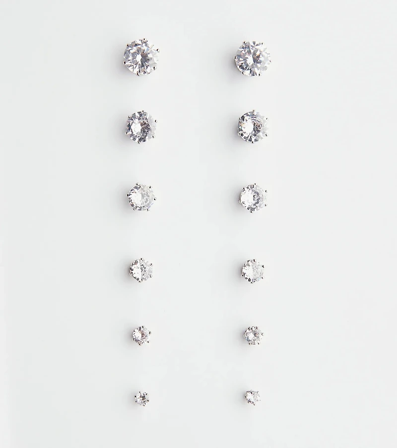 Cubic Zirconia Studs Set