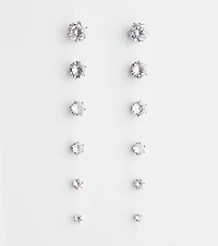 Cubic Zirconia Studs Set
