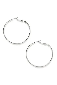 Shimmer Textured Hoops
