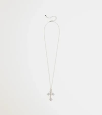 Divine Charm Rhinestone Cross Pendant Necklace